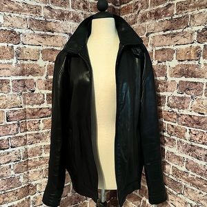 90s Vintage Polo Ralph Lauren Leather Jacket